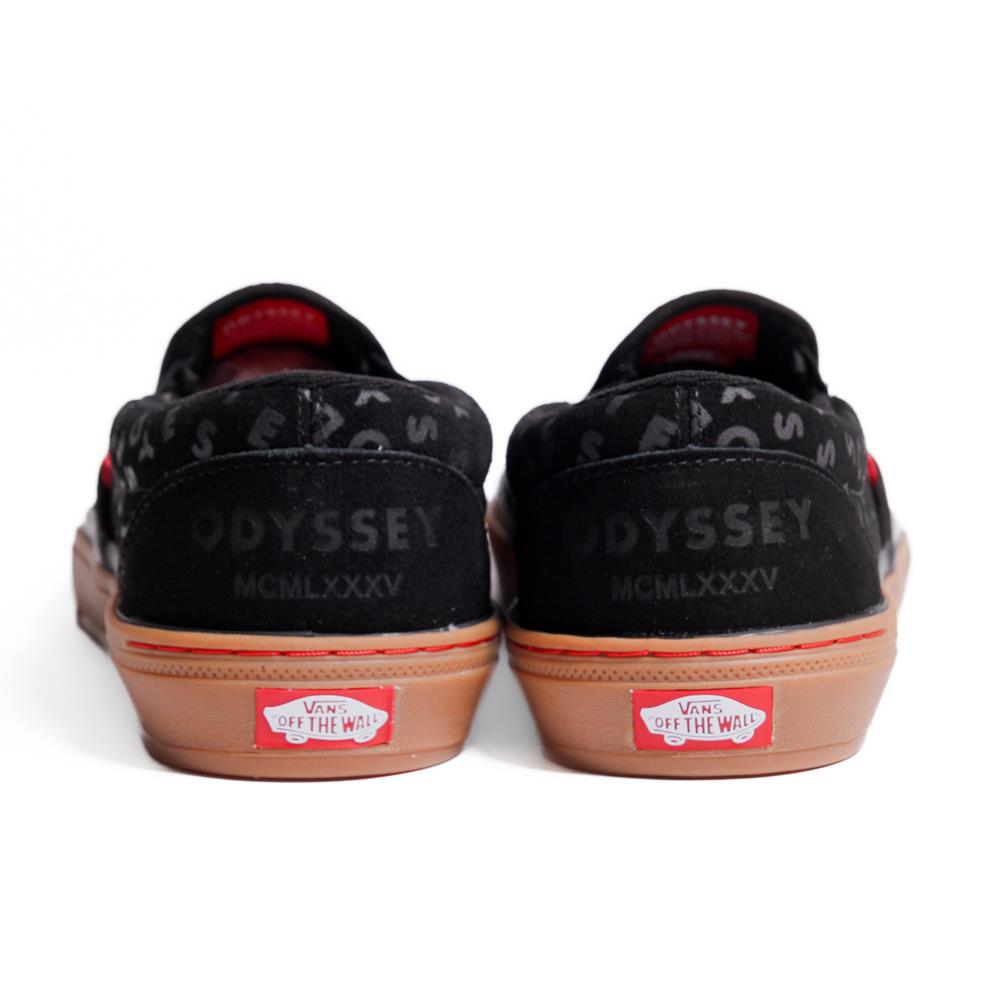 Vans x Odyssey BMX Slip-On - Black/Red/Gum