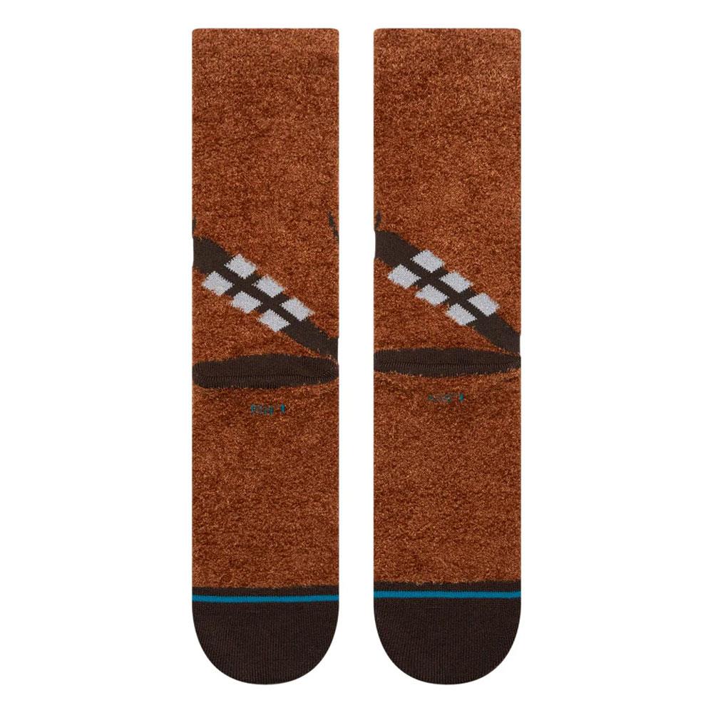 Stance Chewie Crew Socks - Brown - Large