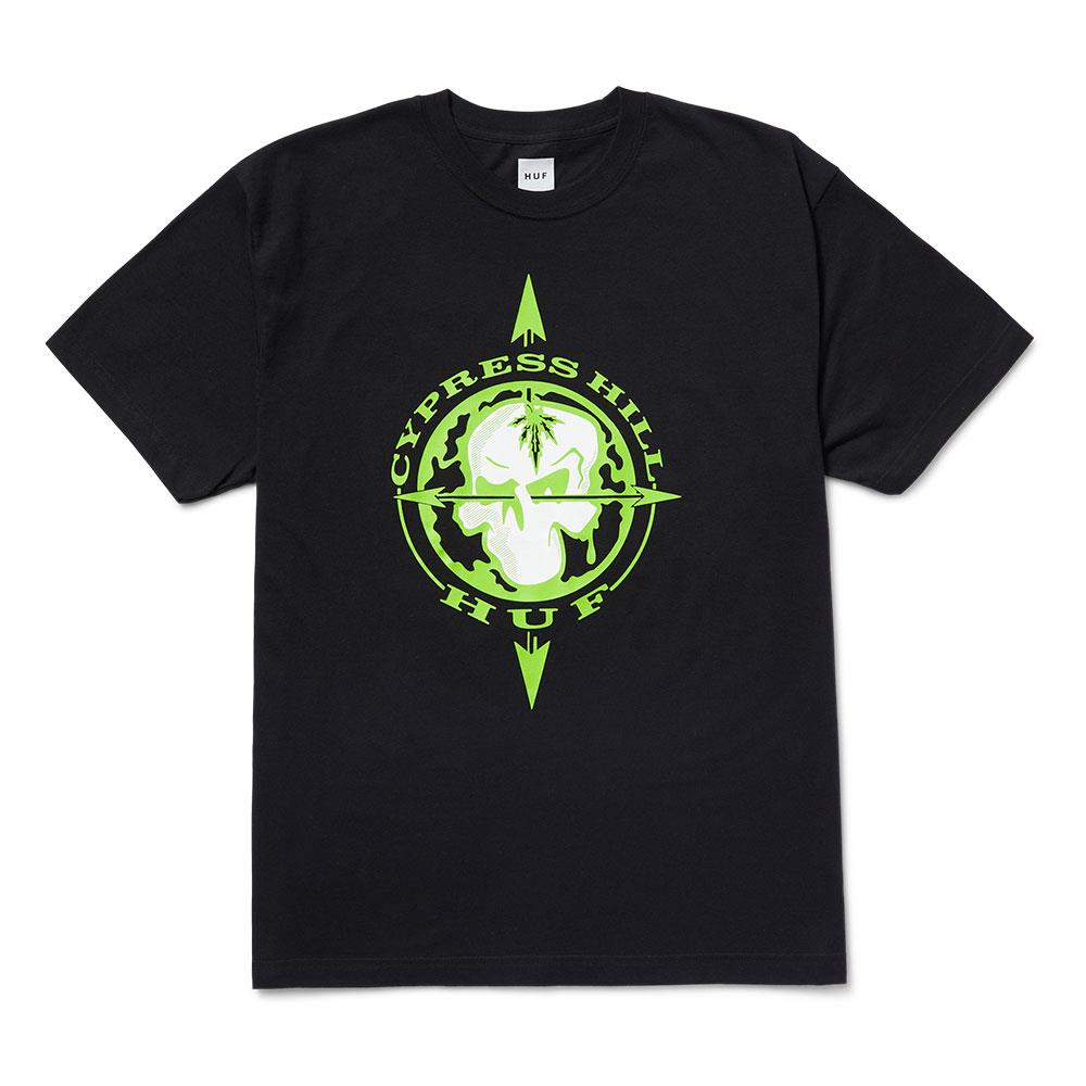 HUF x Cypress Hill Blunted Compass T-shirt - Black – Source BMX - EU