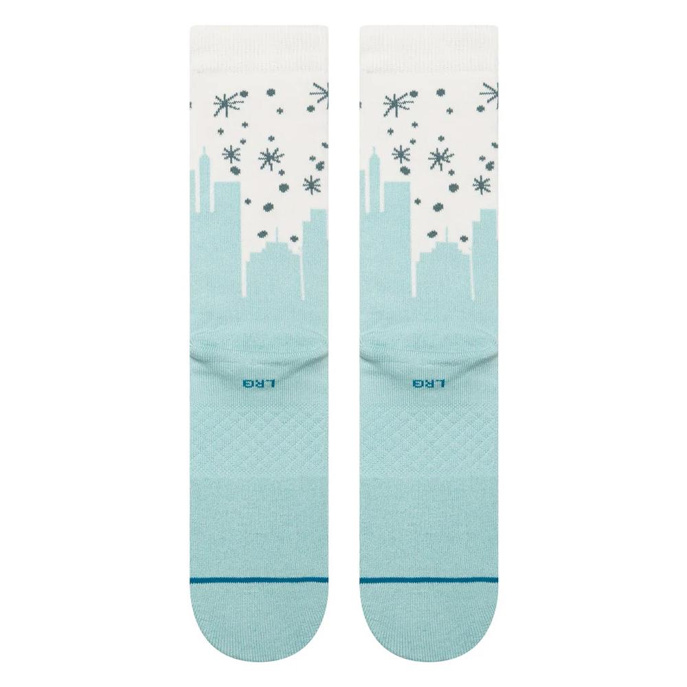 Stance Big City Elf Crew Socks - Ice Blue - Large