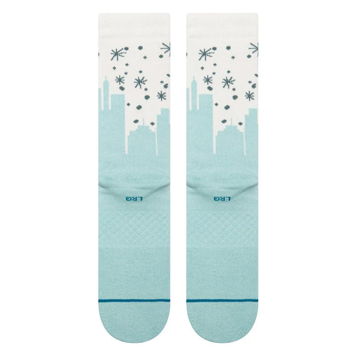 Stance Big City Elf Crew Socks - Ice Blue - Large
