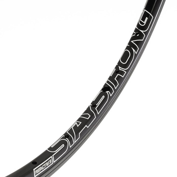 Stay Strong Reactiv 2 20", 28H Race Rim (1-1/8") - Front/ Black
