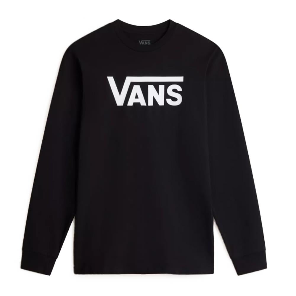 Vans Classic Long Sleeve T-shirt Black/White – Source BMX EU