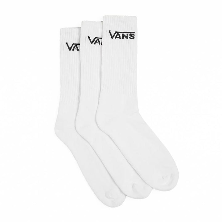 Vans Classic Crew Socks 3 Pack - White