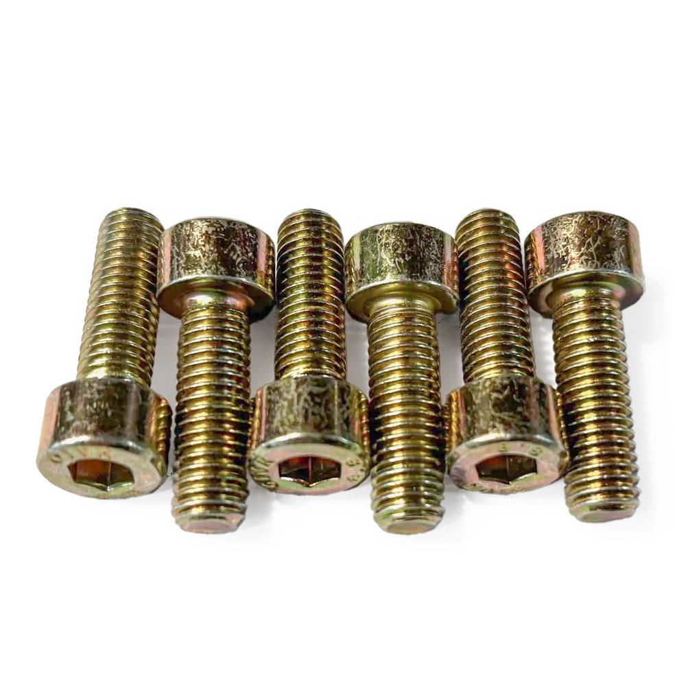 S&M Stem Bolts 6 Pack - Gold