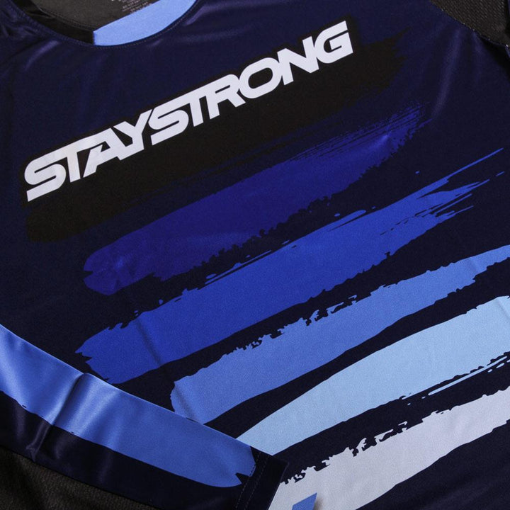 Stay Strong Paint Youth Race Jersey - Navy
