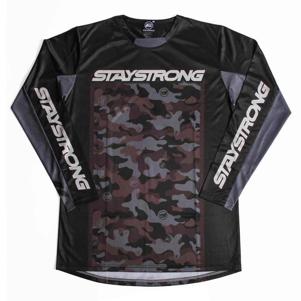 Stay Strong Custom Camo Race Jersey - Camo
