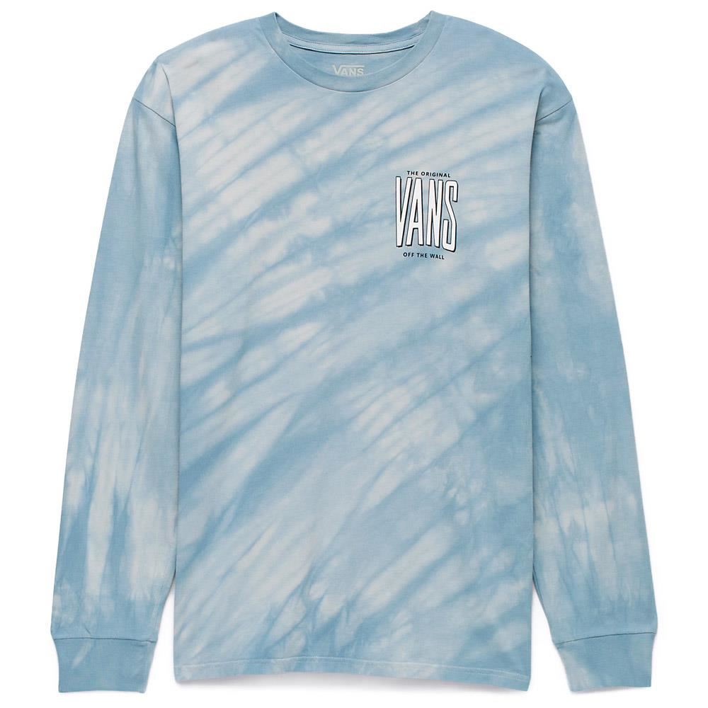 Vans Peaked Tie Dye Long Sleeve T-shirt - Blue Mirage