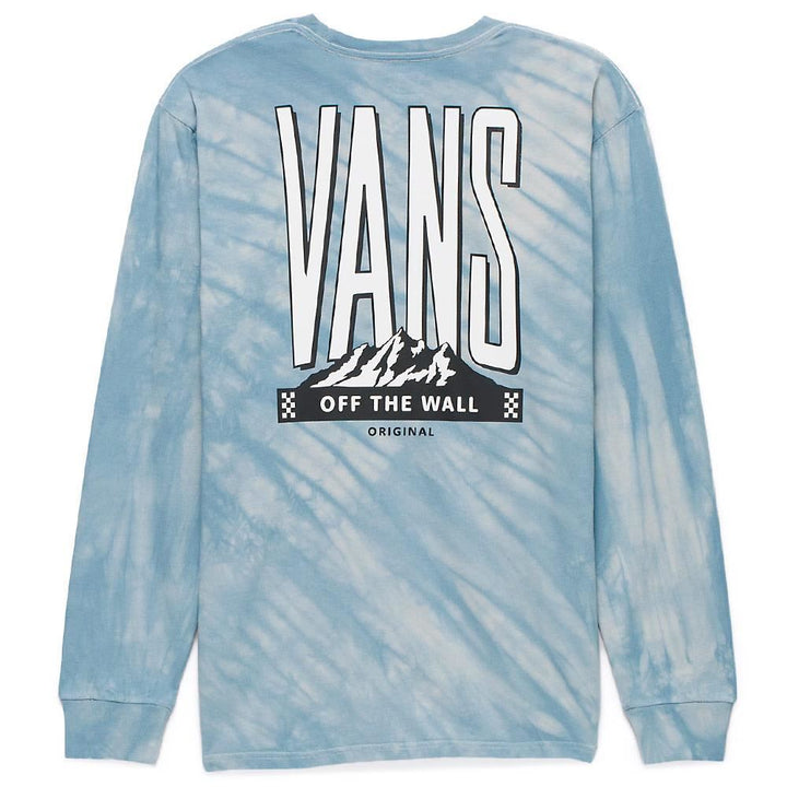 Vans Peaked Tie Dye Long Sleeve T-shirt - Blue Mirage