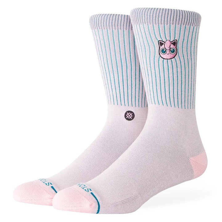 Stance Jigglypuff Crew Socks - Pink - Large
