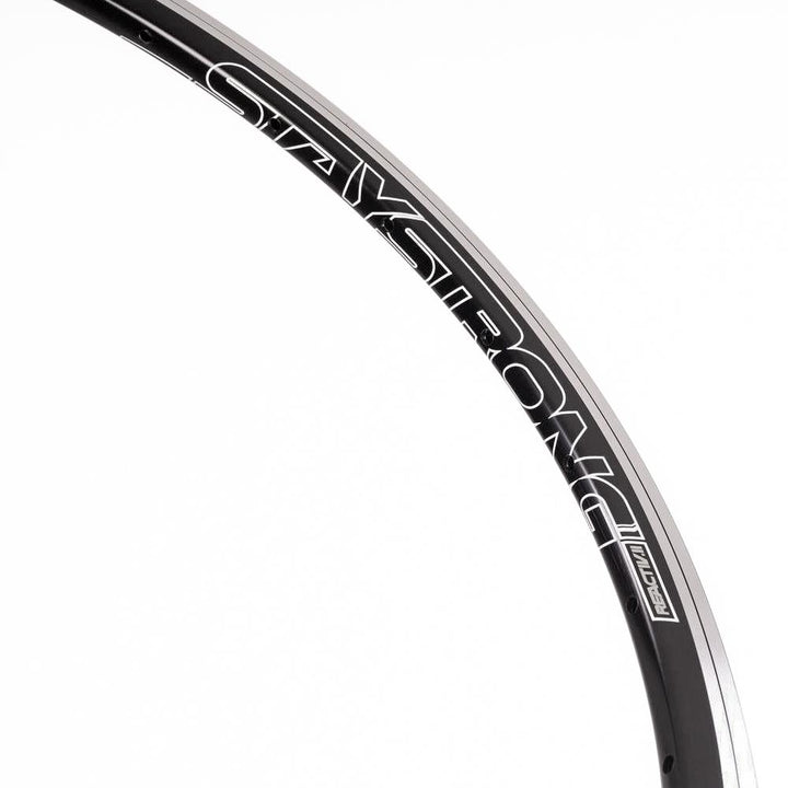 Stay Strong Reactiv 2 20", 28H Race Rim (1-1/8") - Rear/ Black