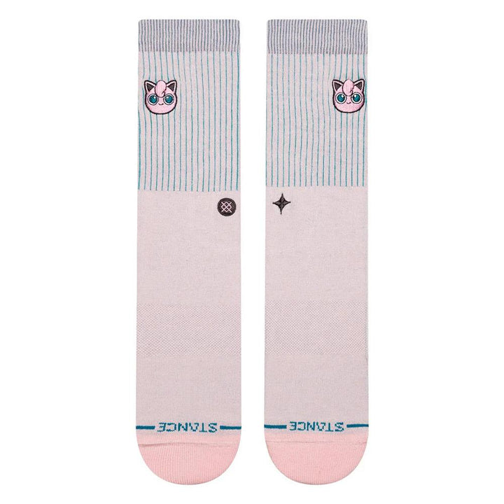 Stance Jigglypuff Crew Socks - Pink - Large