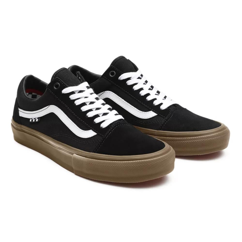 Vans old skool 2025 pro shoes black gum