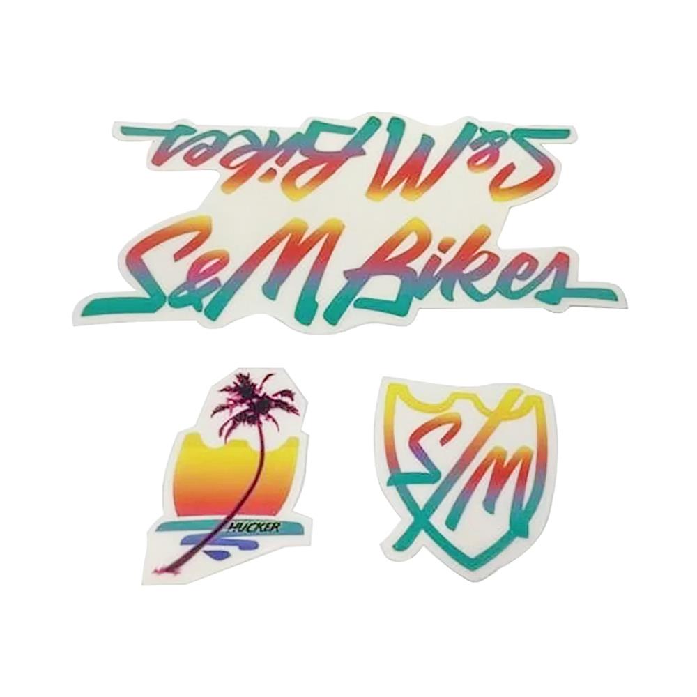S&M Hucker Tropical Frame Stickers