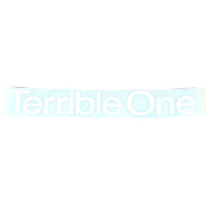 Terrible One Barcode Die Cut Sticker