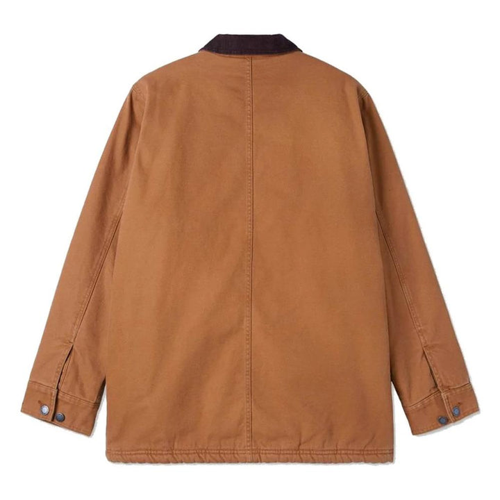 Dickies Duck High Pile Fleece Lined Chore Jacket - Stonewashed Brown Duck