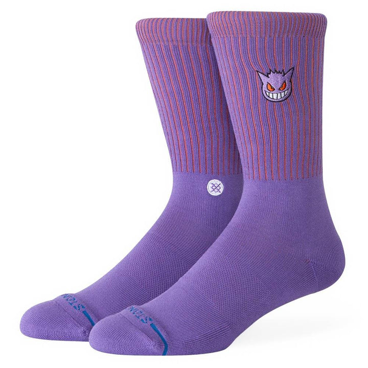Stance Gengar Crew Socks - Purple - Large