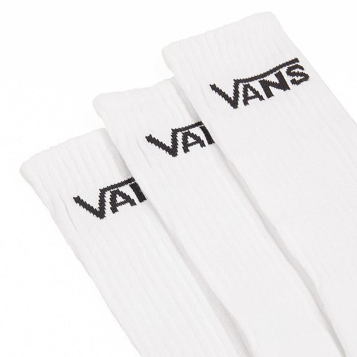 Vans Classic Crew Socks 3 Pack - White
