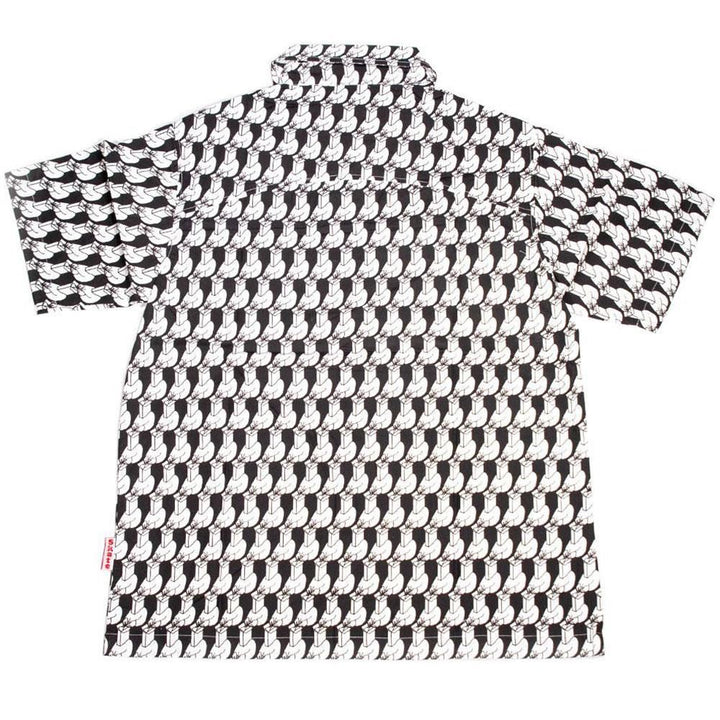 Lovenskate Let Others Open Your Mind Button-Up Shirt - Black/White