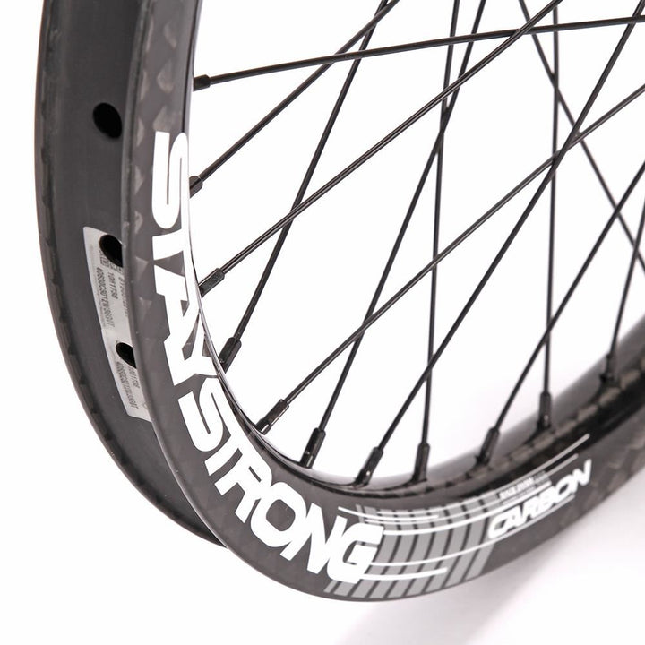 Onyx BMX Ultra Disc ISO HG / Stay Strong Carbon V3 Pro 1.75 Custom Race Wheelset - Polished