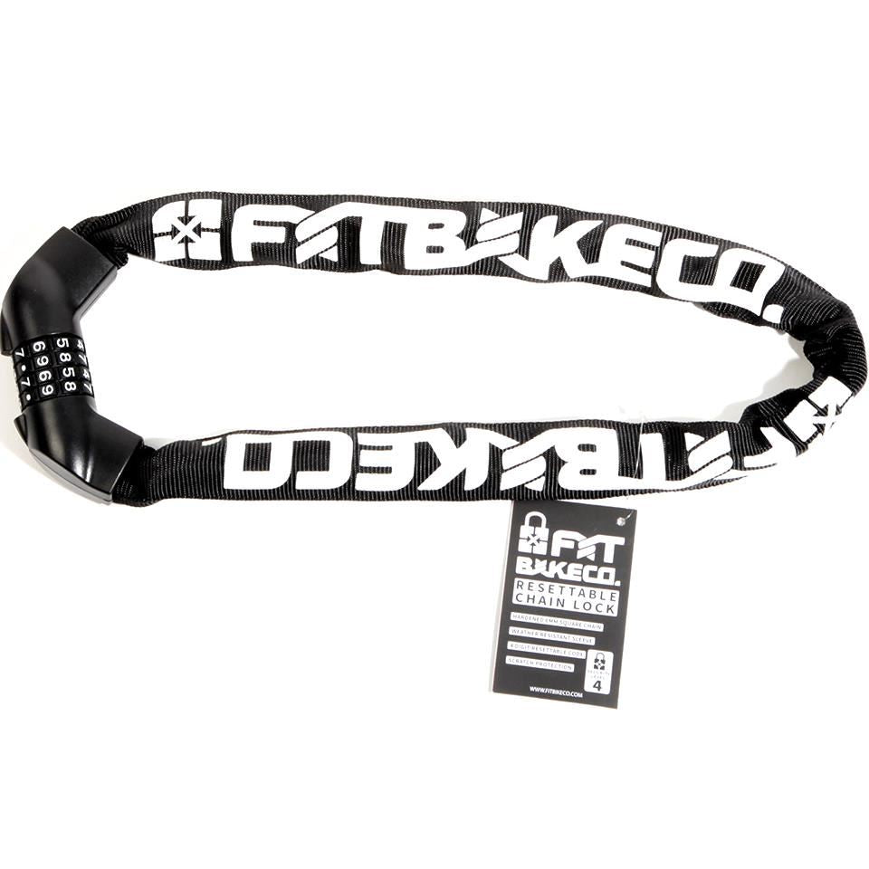 Fit Resettable Chain Lock - Black