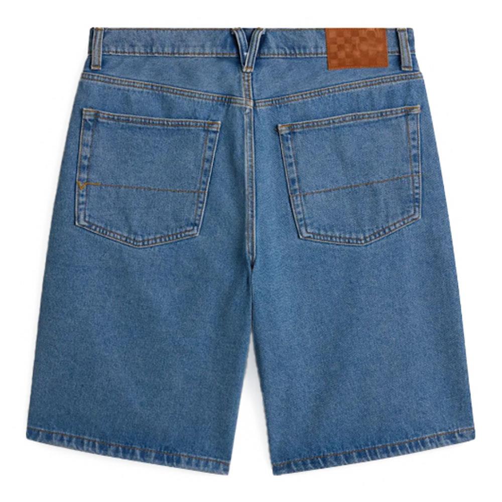 Vans Check-5 Baggy Denim Shorts - Stonewash Blue