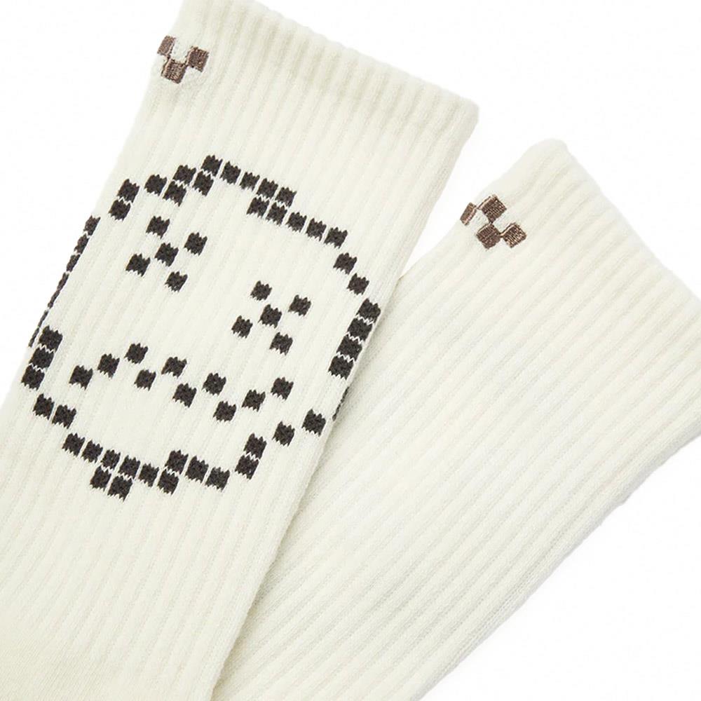 Vans Skate Face Crew Socks - Marshmallow