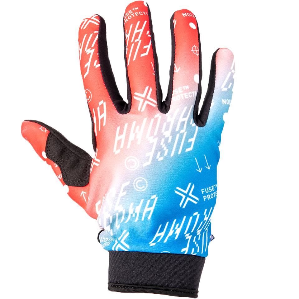 fuse handschuhe Fuse Chroma Alias Gloves - Red/Blue Fade – Source BMX