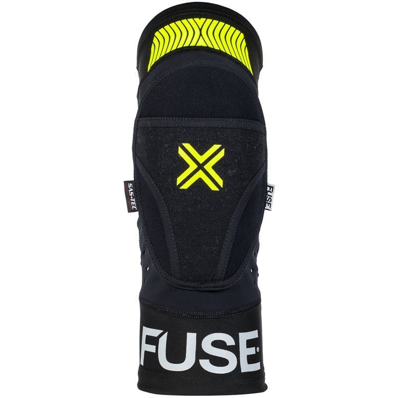 Fuse Omega Knee Pads - Black/ Neon Yellow
