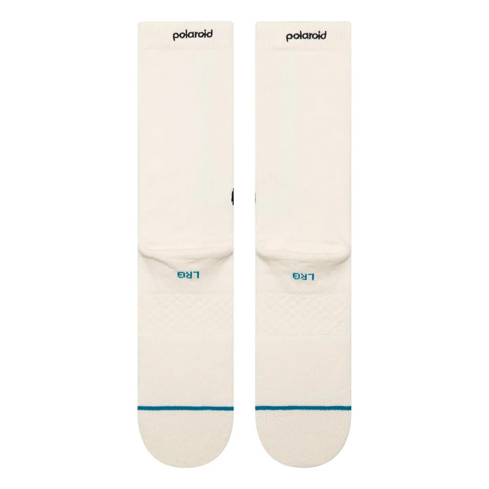Stance Aperture Crew Socks - White - Large