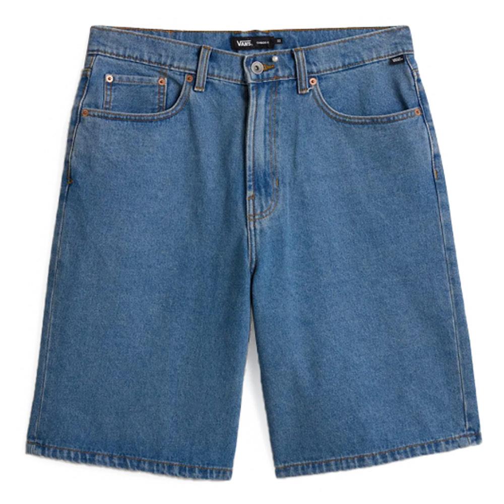 Vans Check-5 Baggy Denim Shorts Stonewash Blue – Source BMX EU