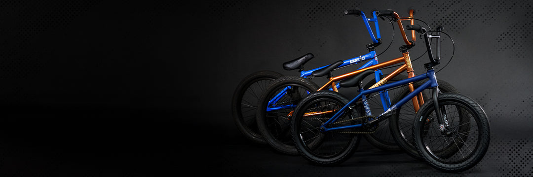 Shop the Beginners BMX Bikes at Source BMX for all the new riders from the best BMX brands. We have bikes for all the abilities and riding experience which feature our top of the range Tyres and Frames to take your performance to next level.