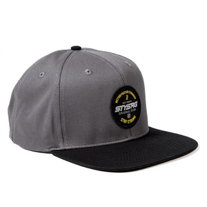 Stay Strong BFS Circle Patch Snapback Cap - Grau/Schwarz