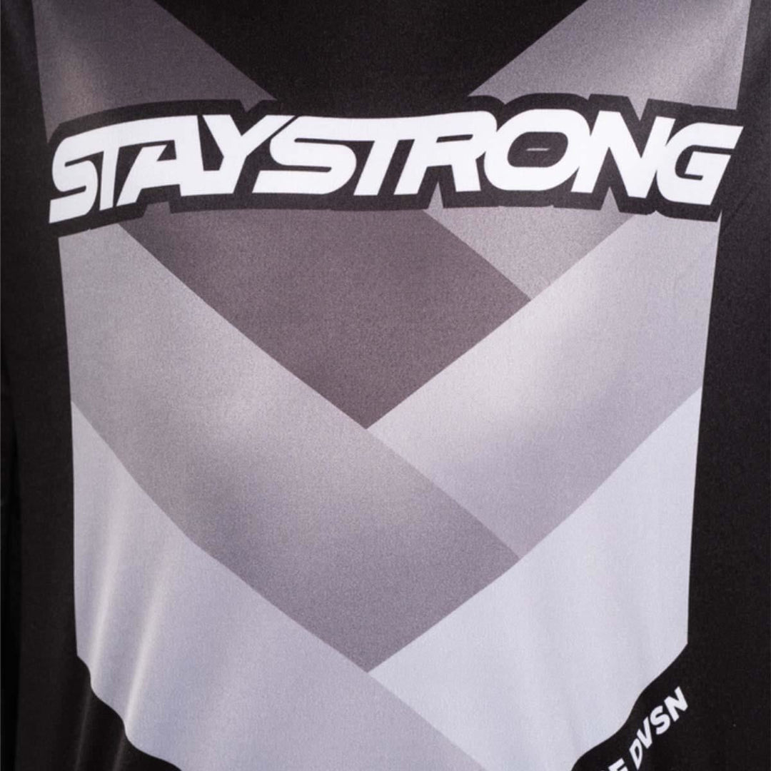 Stay Strong Youth Chevron Race Jersey - Black