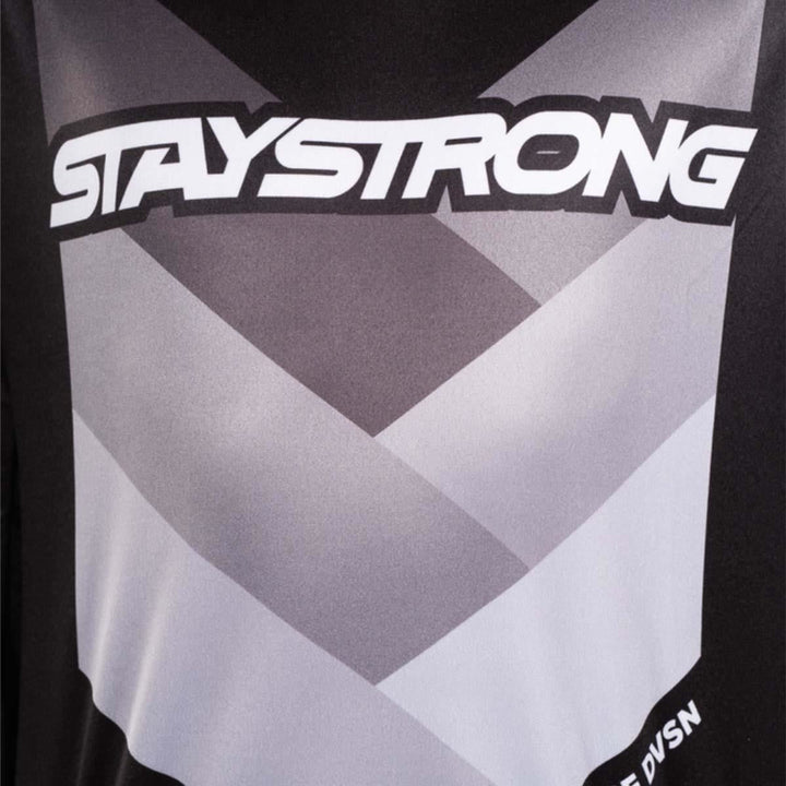 Stay Strong Youth Chevron Race Jersey - Black
