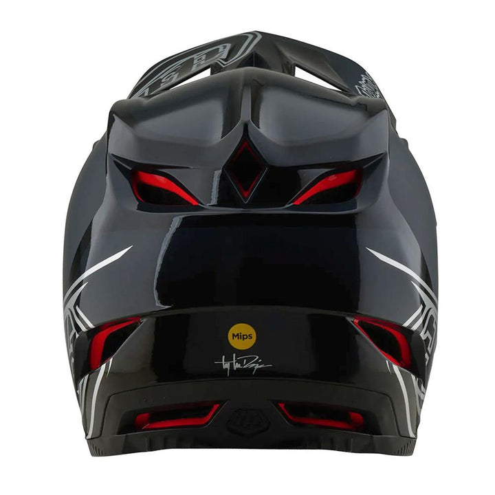 Troy Lee D4 Polyacrylate MIPS Race Helmet - Shadow Black