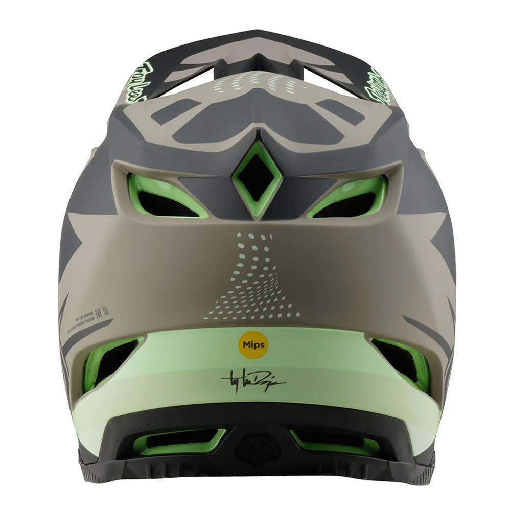 Troy Lee D4 Composite MIPS Race Helmet - Optic Timber