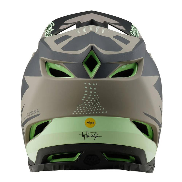 Troy Lee D4 Composite MIPS Race Helmet - Optic Timber