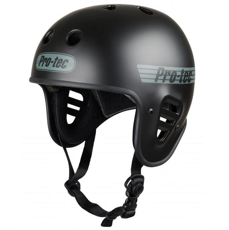 Pro-tec FullCut-Helm - Mattschwarz