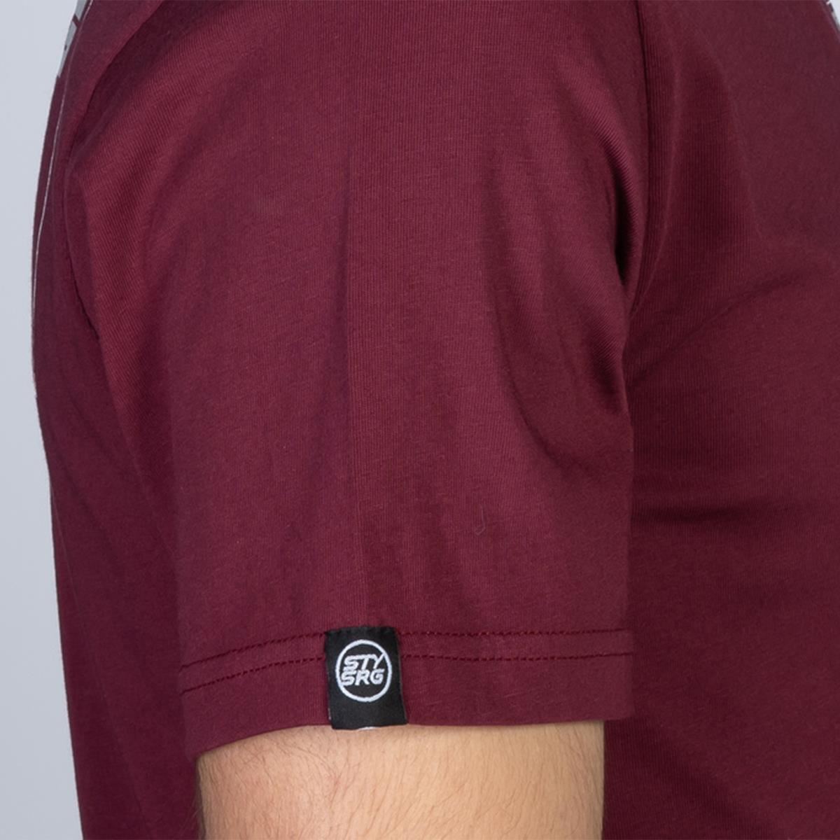 Stay Strong Authentic Box T-Shirt - Maroon