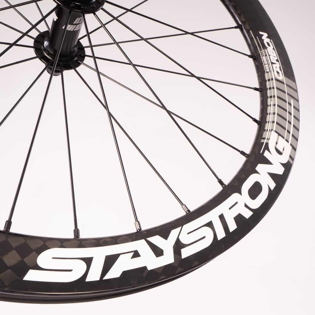 Stay Strong Carbon DVSN V3 20" Disc Jeu de Roue de Course - Carbon/ 1-1/8"
