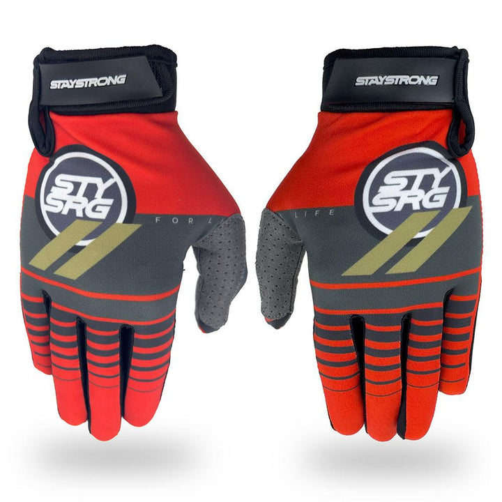 Stay Strong for Life Gloves - Red