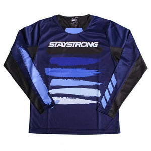 Stay Strong Paint Youth Race Jersey - Navy