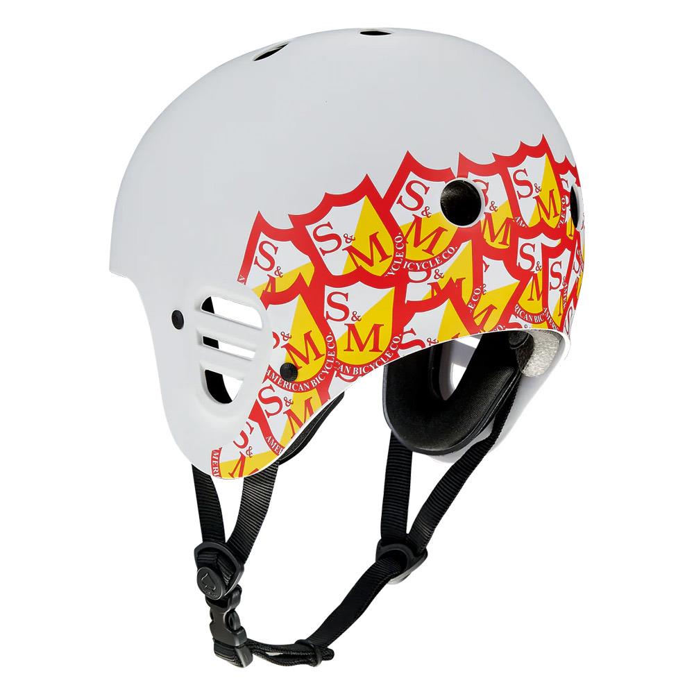 Pro-Tec Full Cut S&M Shield Helmet - Light Grey