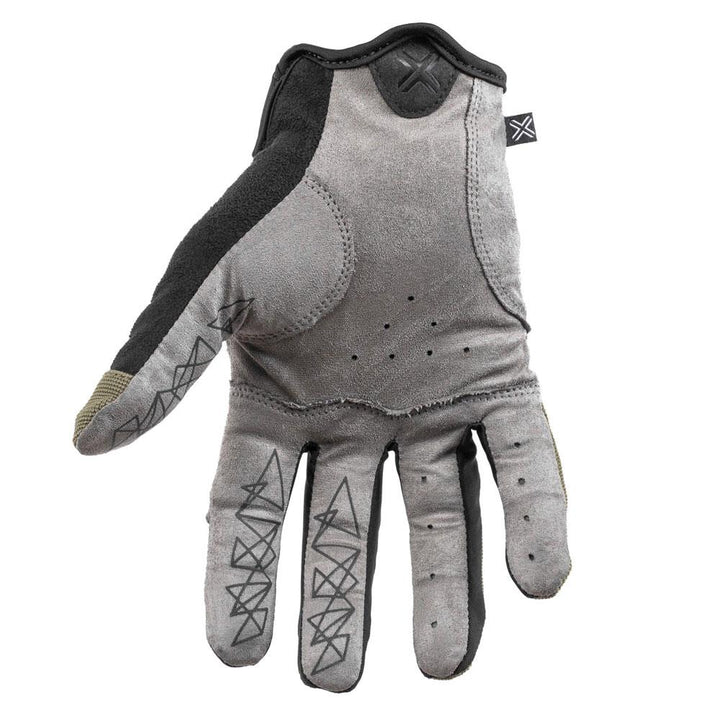 Gants Fuse Stealth - Noir mat / Vert olive