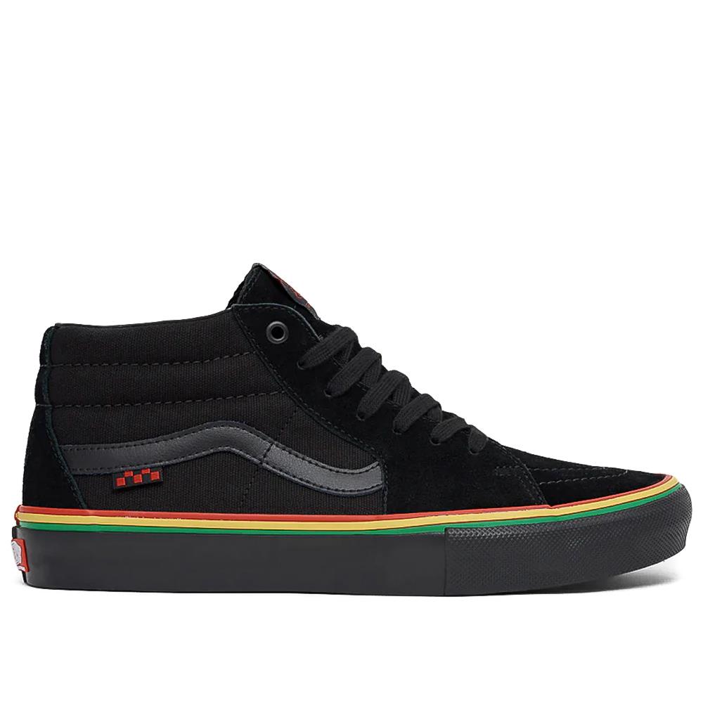 Vans Skate Grosso Mid - Rasta Negro