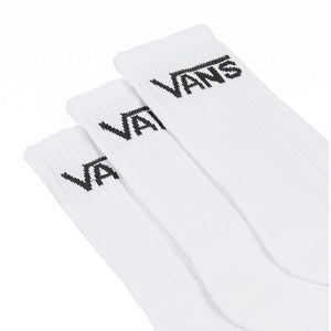 Vans Classic Crew Socks 3-Pack - White