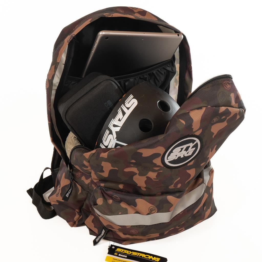 Stay Strong V3 Icon Rucksack - Green Camo