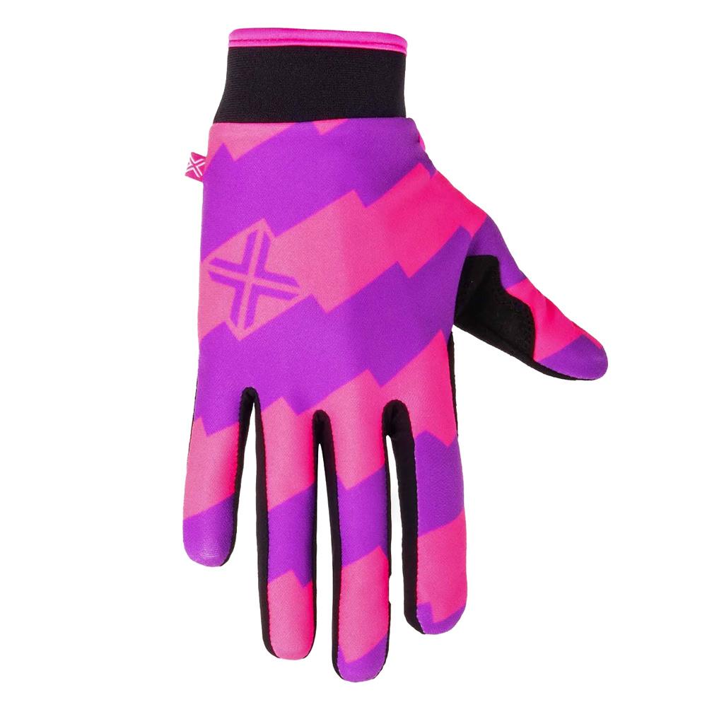 Fuse Chroma Campos Youth Gloves - Neon Pink and Purple