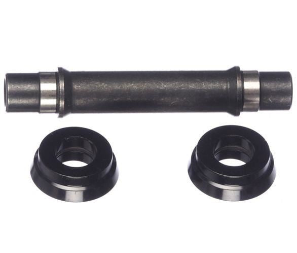 Eclat Cortex/Dynamic Front Hub Cone/ Axle Set Black